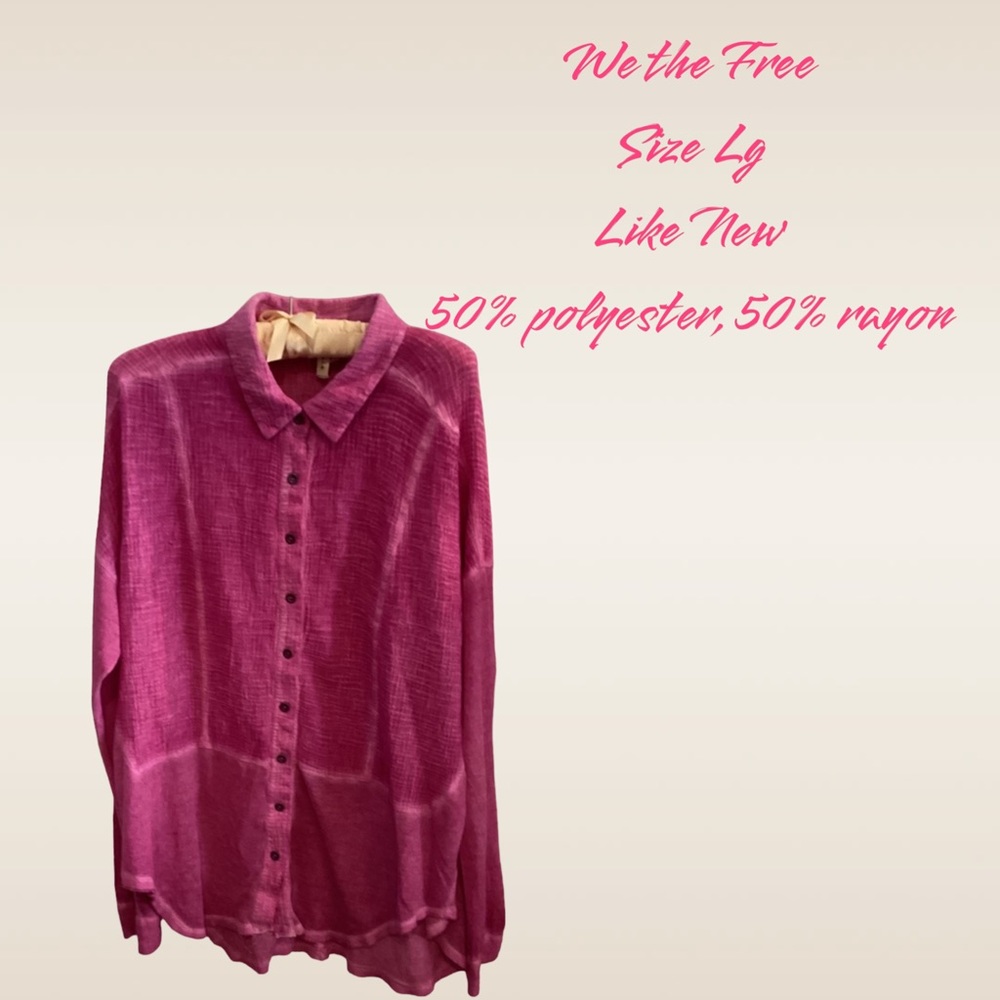 We the Free shirt, size Lg